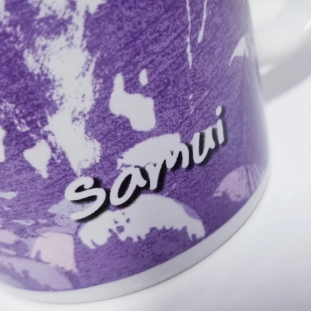 Starbucks Samui Thailand 14oz Coffee Mug Purple